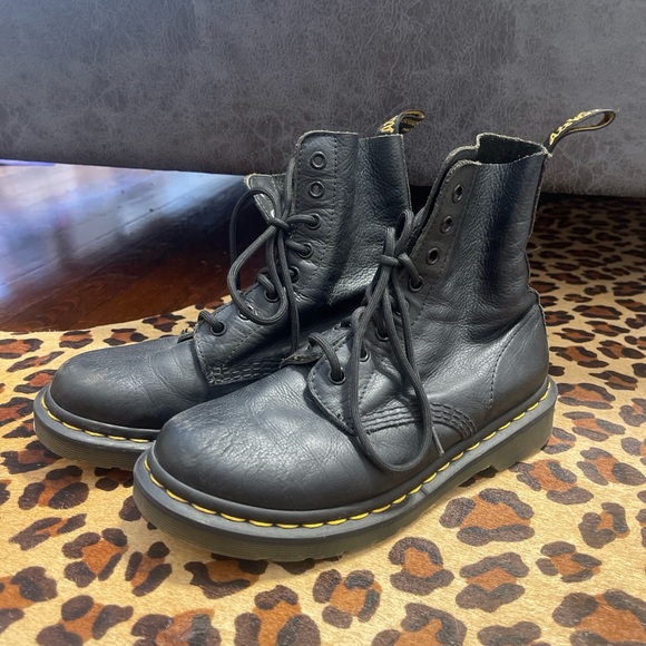 Dr. Martens Black Ankle Boots - Picture 1 of 4